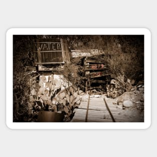 Old Mining Tracks Sticker